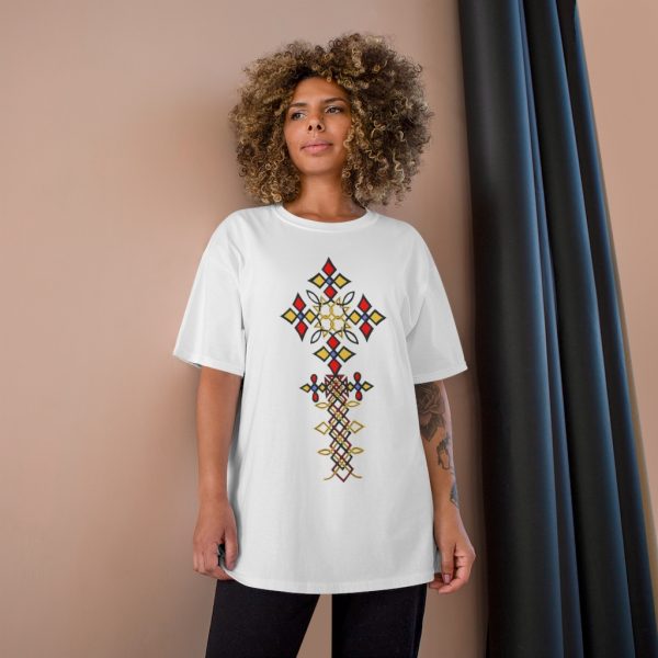 Ethiopian Orthodox Cross Champion T-Shirt - Image 3