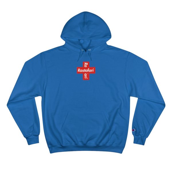 Rastafari Cross Champion Hoodie - Image 10